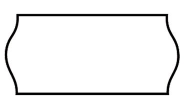 10 000 étiquettes format 26x12 blanc