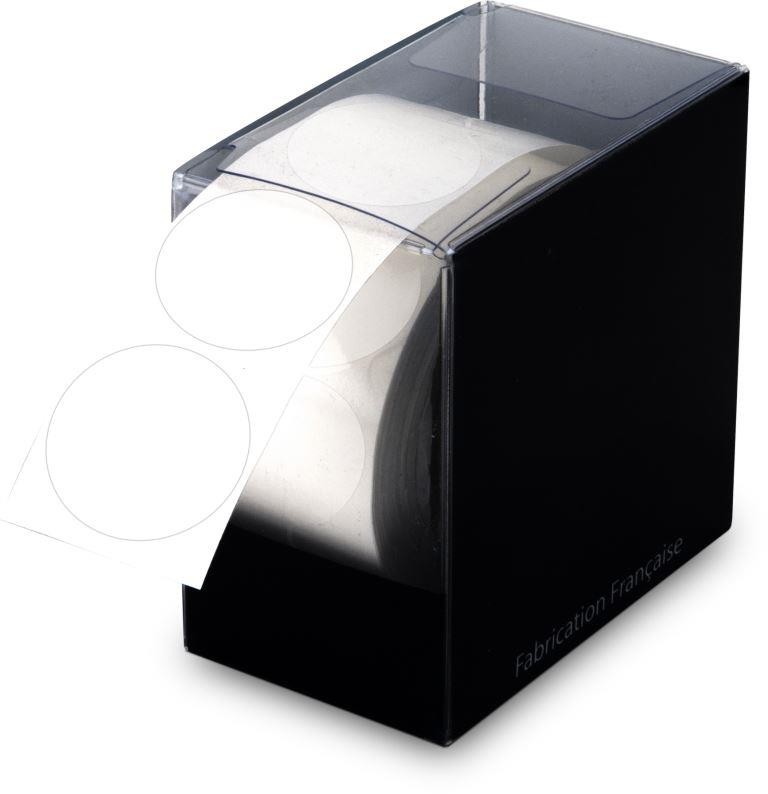 500 Étiquettes transparentes rondes