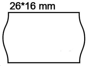 7 500 étiquettes format 26x16 blanc