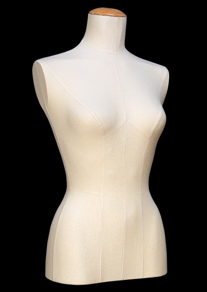 Buste couture Femme medium tissu Toile ecru