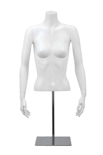 Buste femme court sur base bras tendus