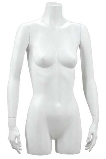 Buste torso femme bras tendus