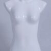 Buste Torso Femme court blanc mat