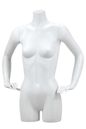 Buste torso femme mains hanches