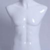 Buste Torso Homme court blanc mat