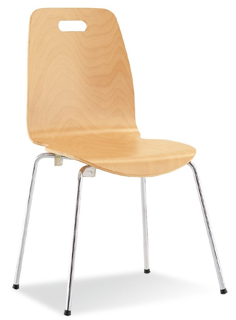 Chaise Café II monocoque hêtre