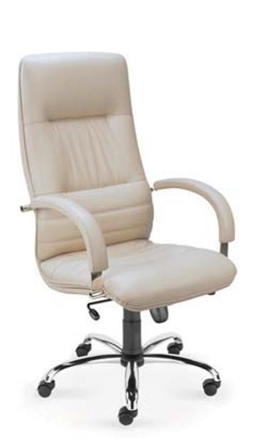 Fauteuil de direction Linea Steel cuir