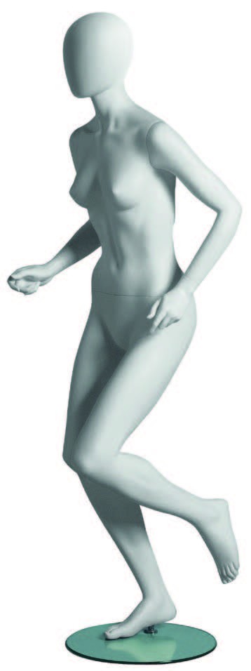 Mannequin femme Runner tête abstraite