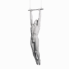 Mannequin sportif homme acrobate blanc