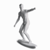 Mannequin sportif homme surfeur blanc