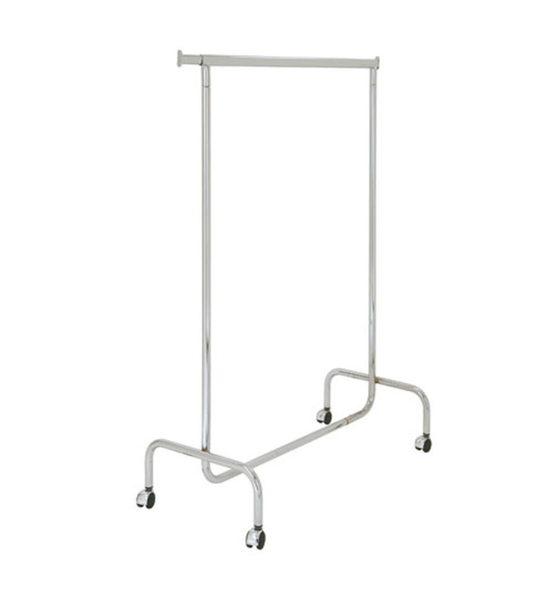 Penderie droite chromée L.100 cm