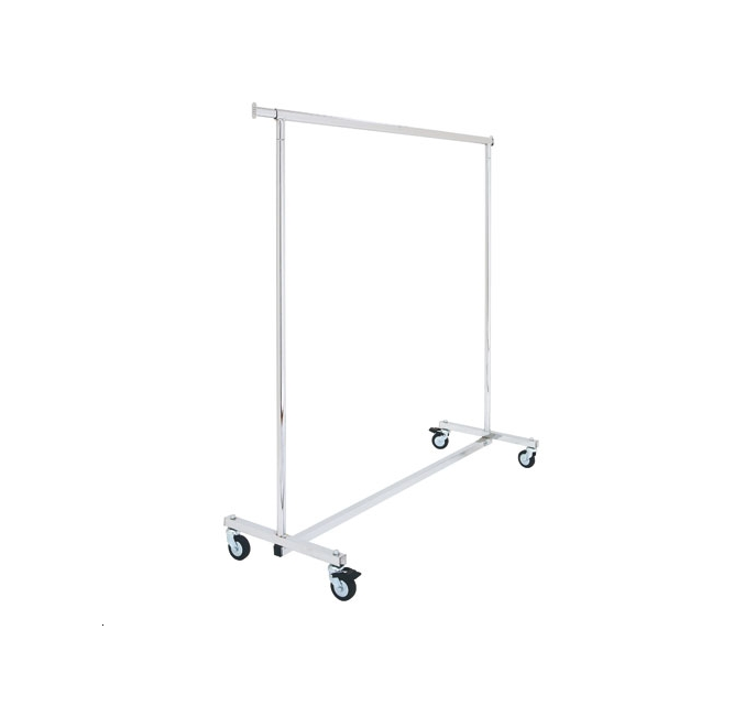 Penderie pliable chromé L.140 cm