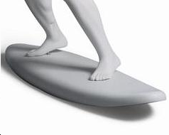 Planche de surf blanche