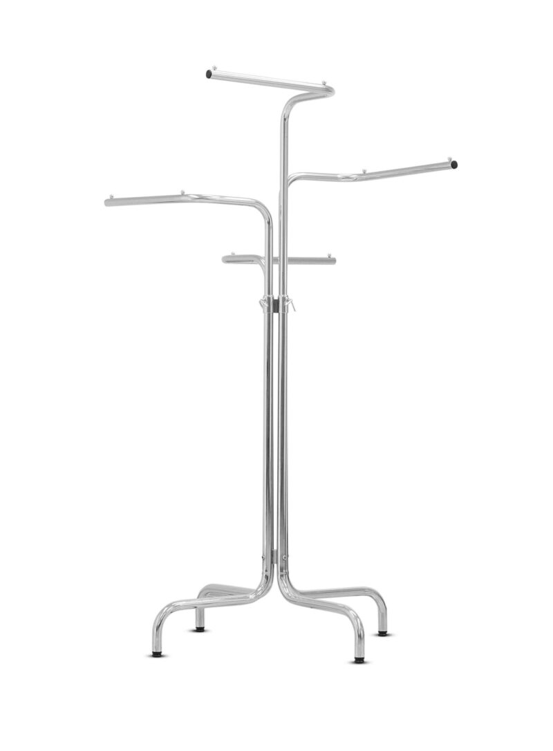 Portant 4 bras droits Hauteur de 110 à 180 cm