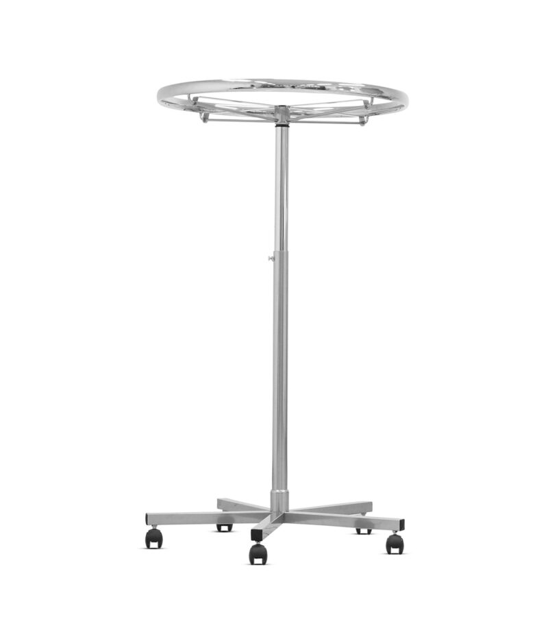 Portant rond Diamètre 80 cm Hauteur de 114 à 180 cm