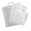 360 sacs anses souples transparents 35+5/5x45 cm
