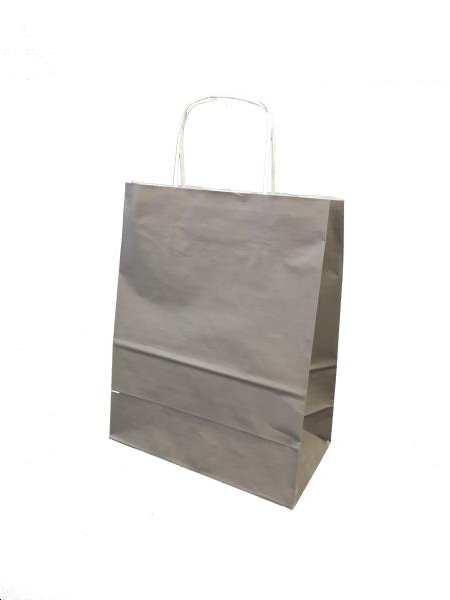 Sac papier kraft Taupe L24xP12xH31 cm x50