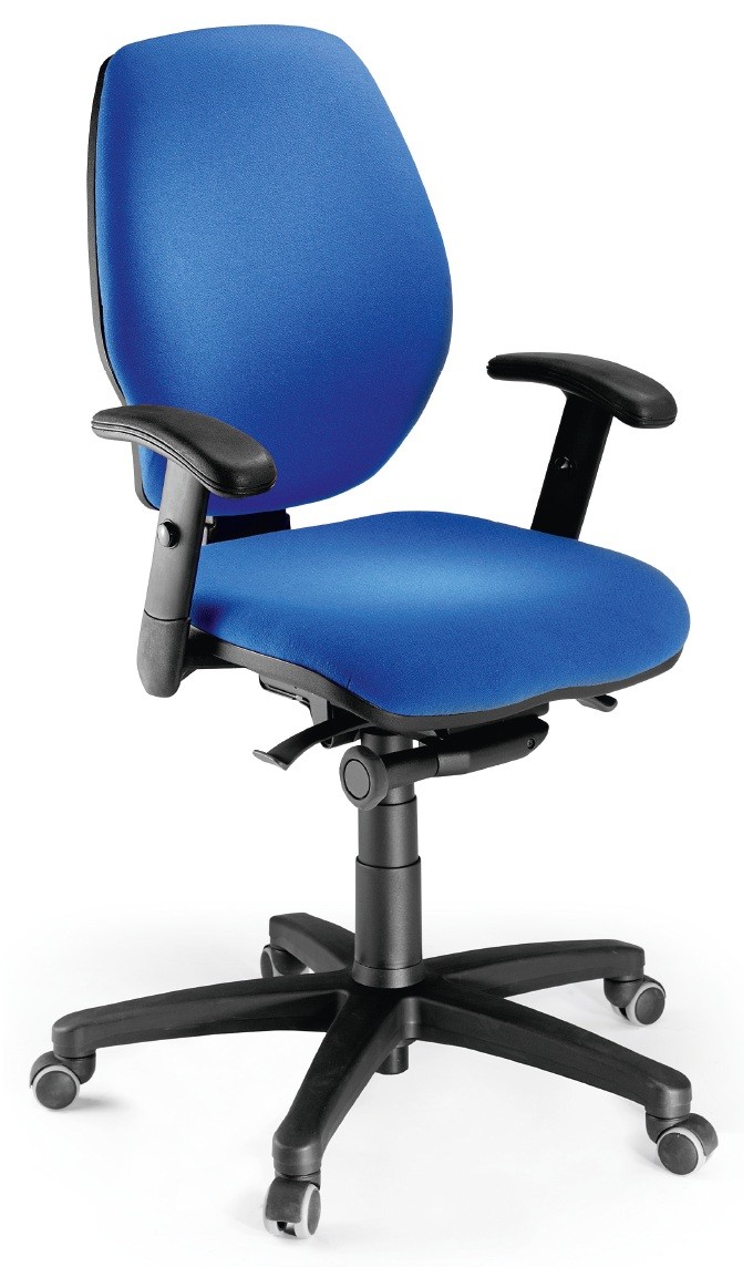 Siège dactylo Master bleu