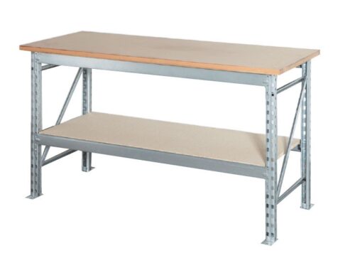 Table de travail mi-lourd L.185 x P.69 cm