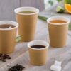 50 Gobelets carton brun