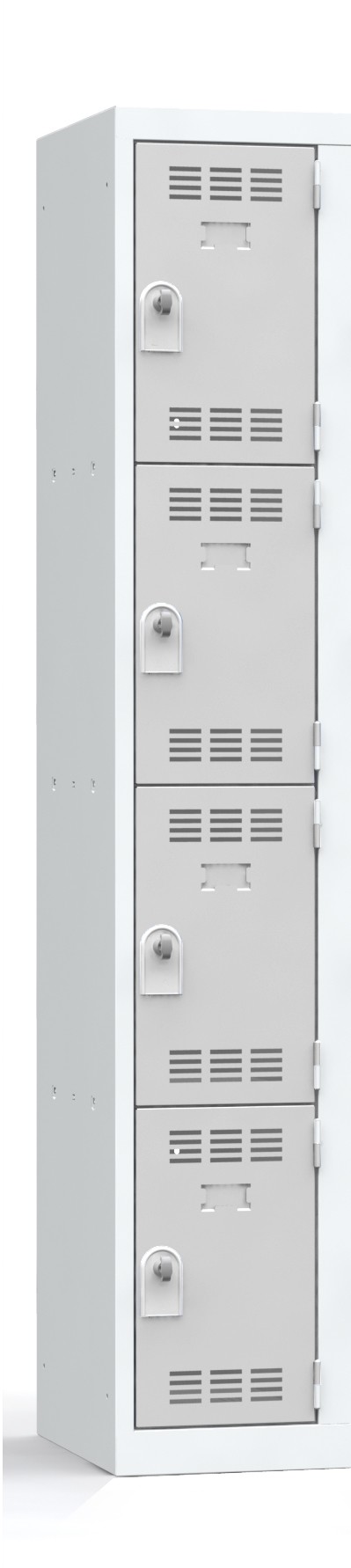 Alternative view of Vestiaire 1 colonne multicases L.30 cm monobloc soudé