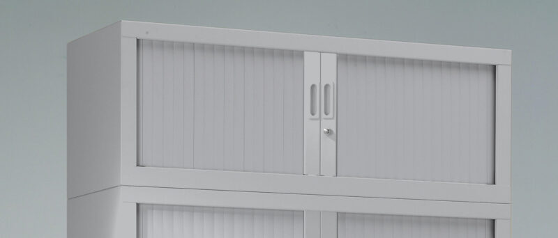 Rehausse métallique pour armoire à rideaux monocouleur