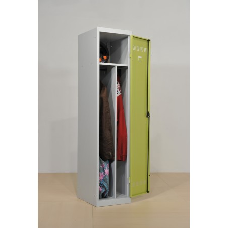 Alternative view of Vestiaire 1 colonne monobloc soudé industrie salissante