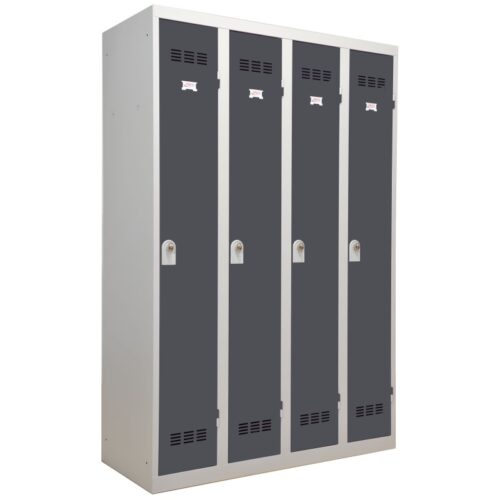 Vestiaires 4 colonnes monobloc soudé industrie propre