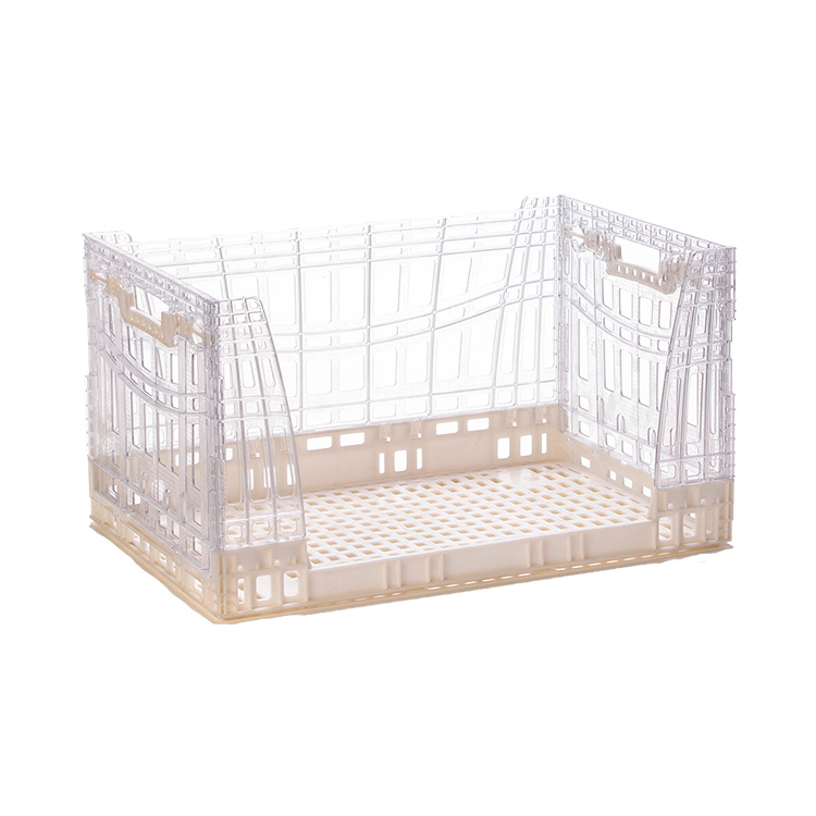 Caisse transparente pliable