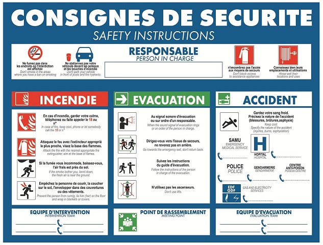 Consigne de sécruité