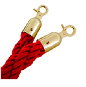 Cordon rouge et dorée 2m