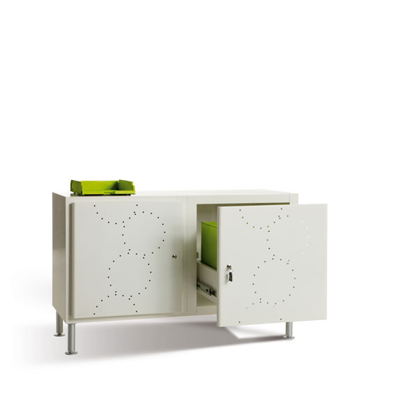 Alternative view of Armoires et rangements design métalliques – basses, hautes ou mobiles