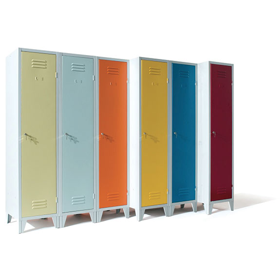 Vestiaire métallique design rétro – industrie propre et salissante