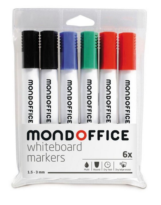 Marqueurs effaçables – Pochette de 6